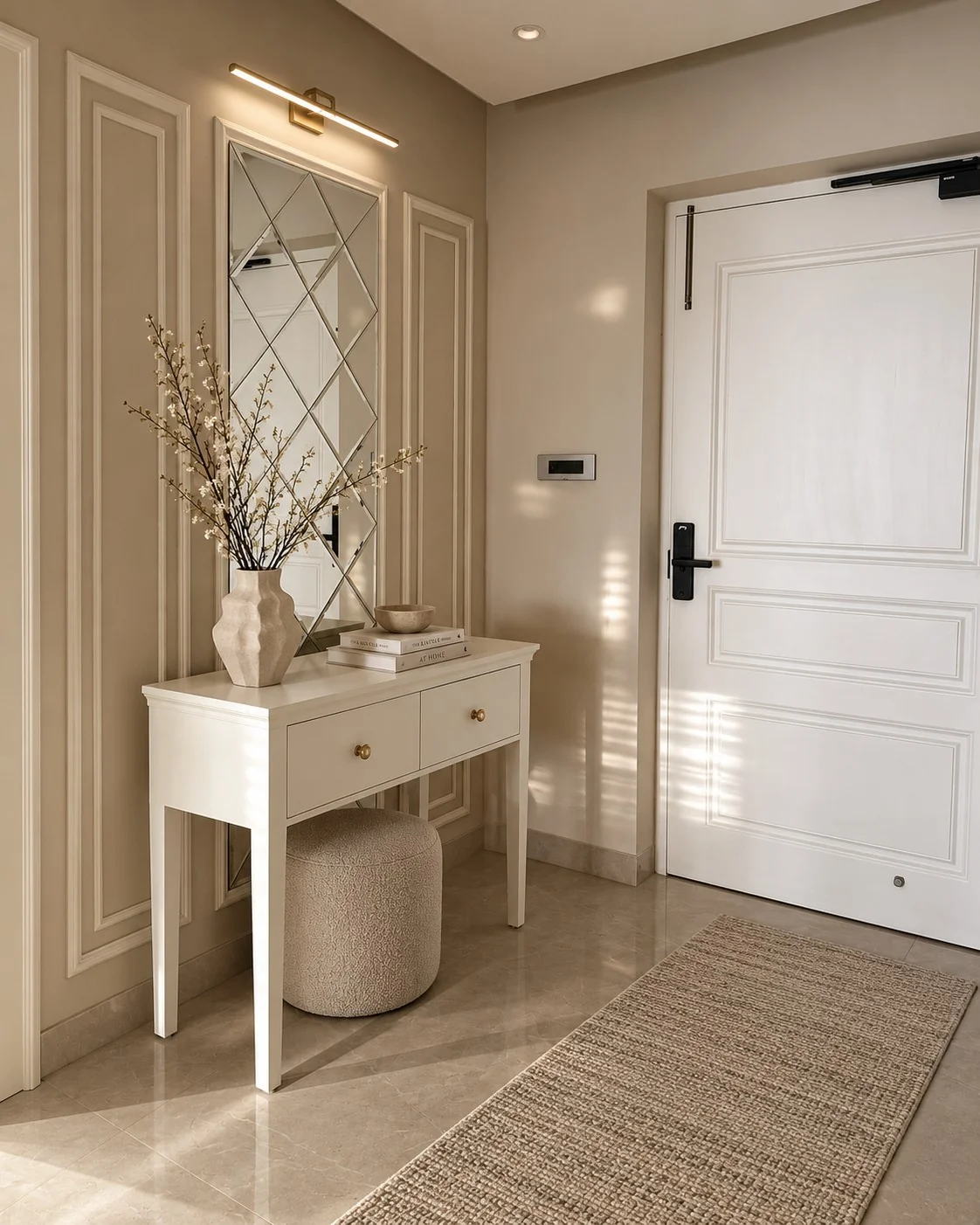 Entry console — styling B — Spacenez apartment design sample