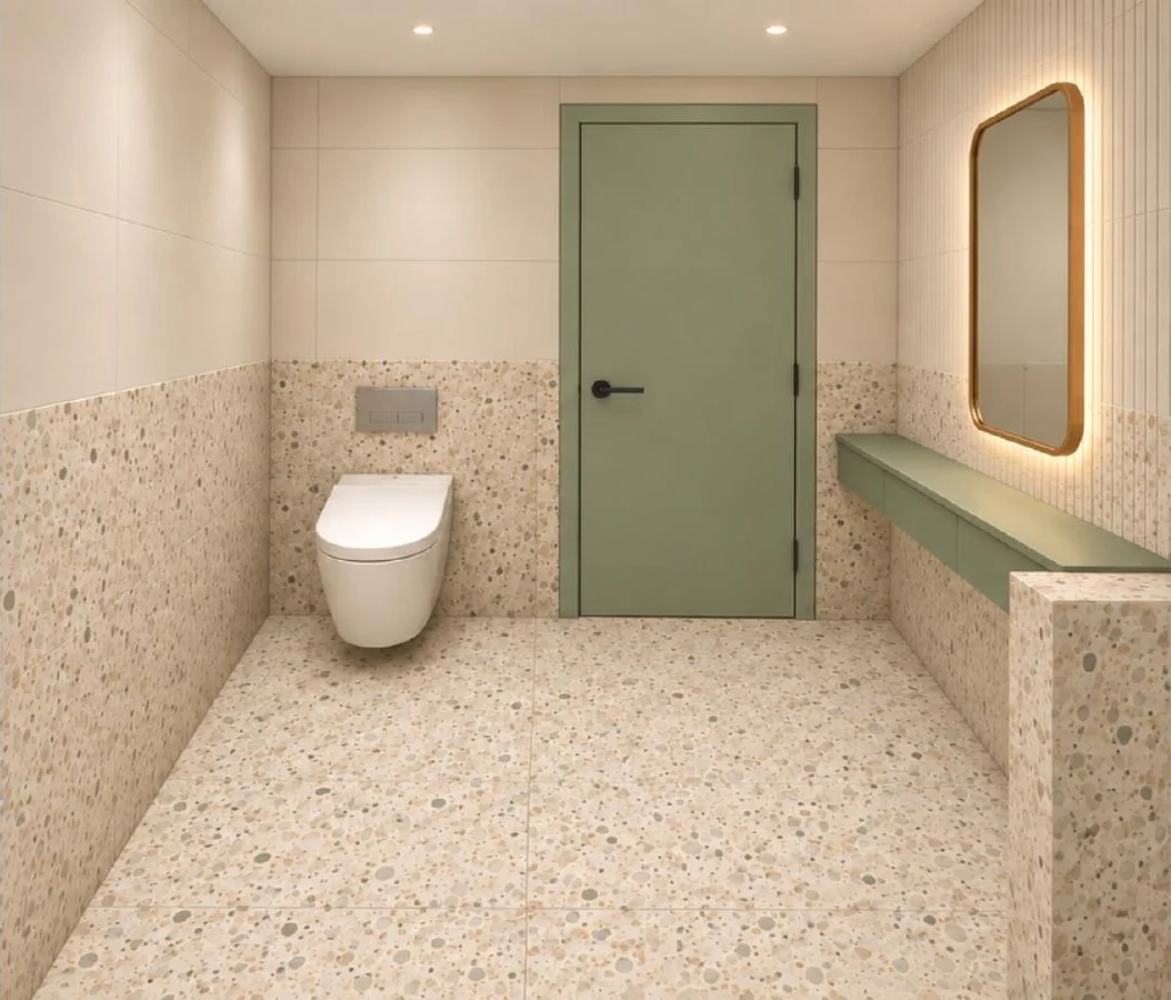 Washroom — alternate view — approved Spacenez office design visualisation