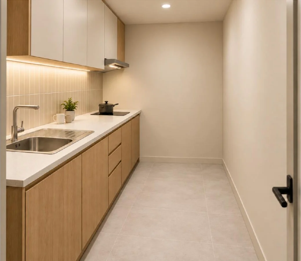 Utility pantry — approved Spacenez office design visualisation