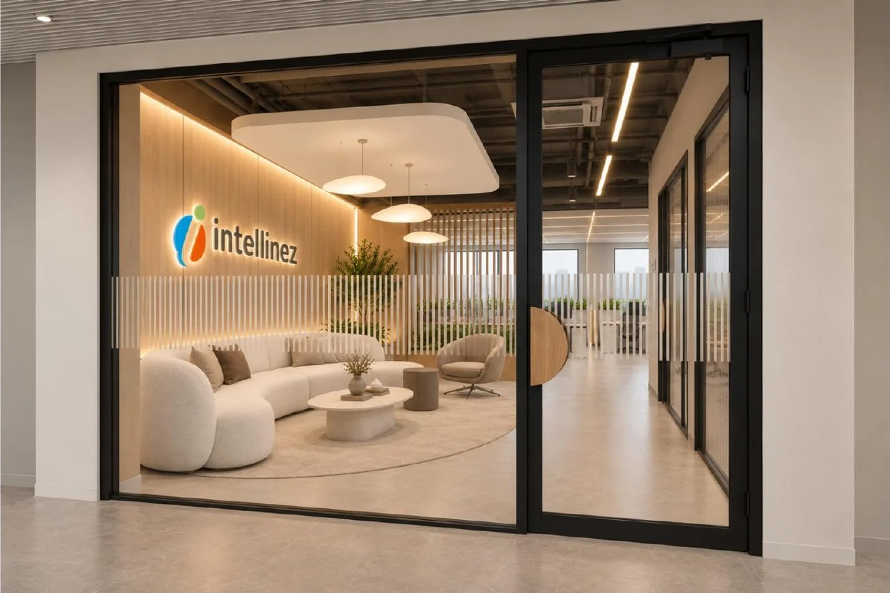 Entrance — approved Spacenez office design visualisation