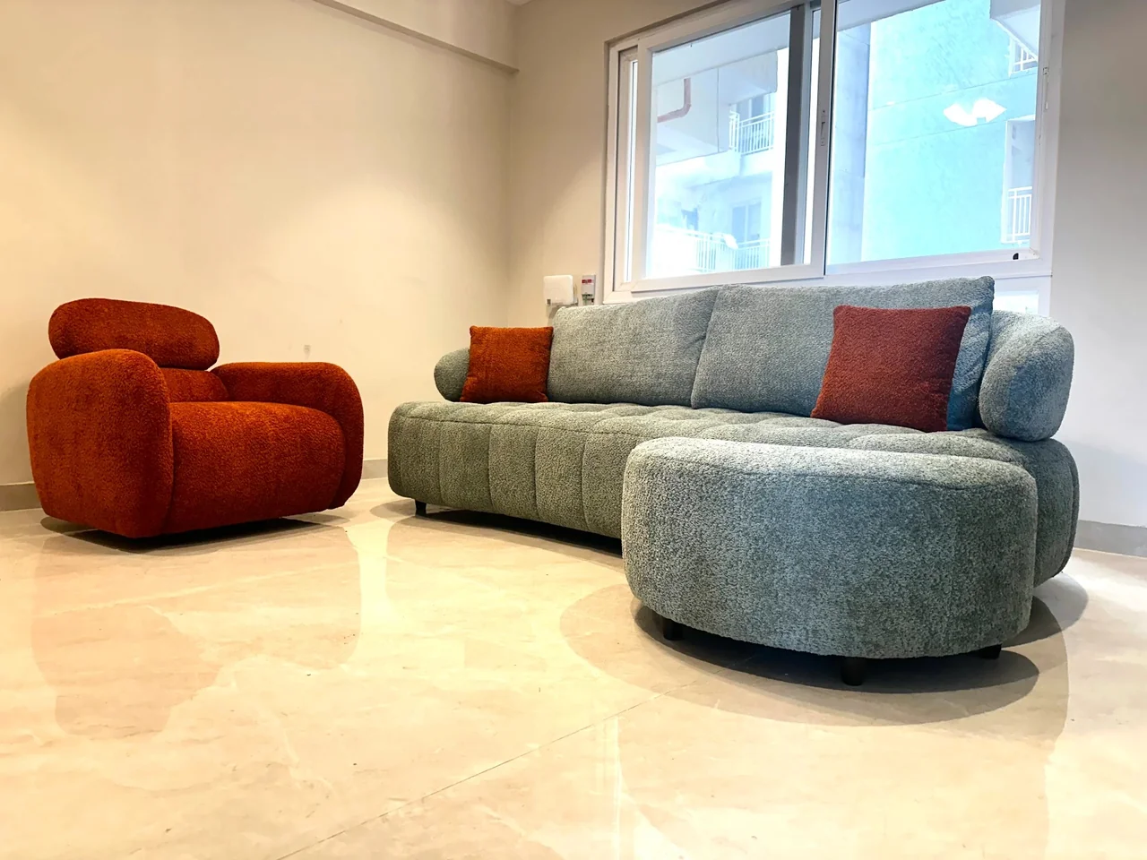 Living room seating — Spacenez apartment design sample