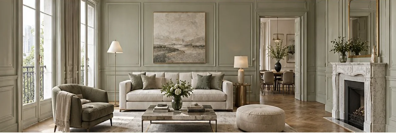 Modern European interior design visualisation