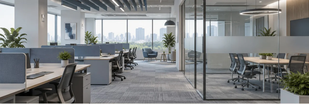 Contemporary Corporate Office interior design visualisation