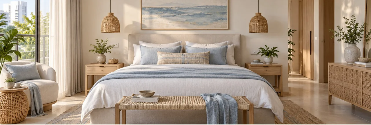 Coastal Contemporary interior design visualisation