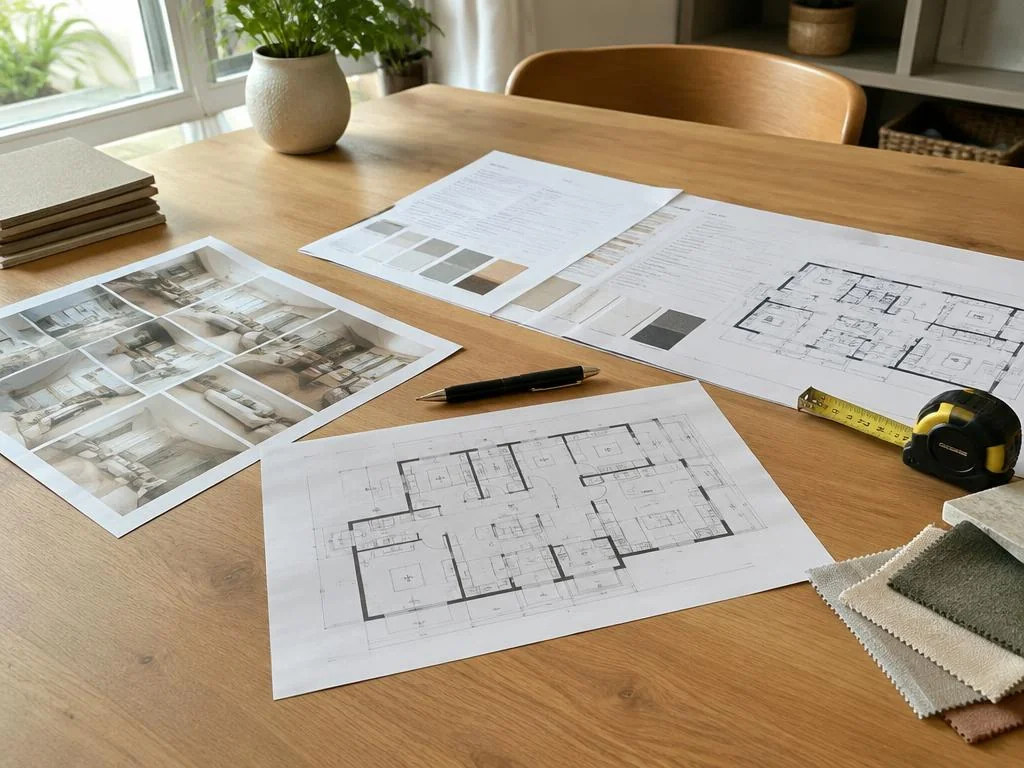 Interior contractor connections and quotation comparison
